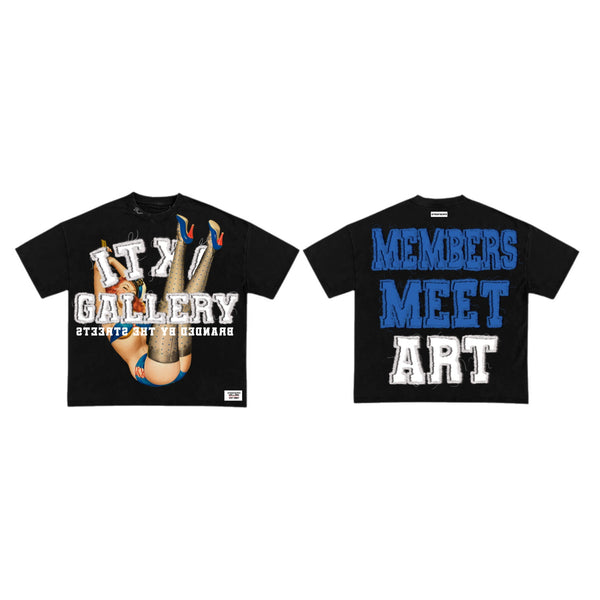 Members Meet Art Boxy Tee