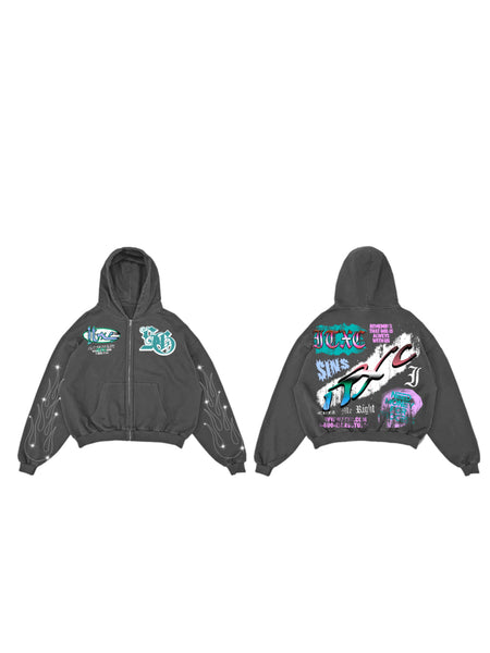 Essential Wear Zip-Up Hoodie