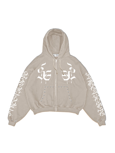 Basic Streetscape Zip-Up Hoodie